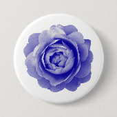 Badge Rond 7,6 Cm Rose bleu (Devant)
