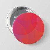 Badge Rond 7,6 Cm rose, orange, moderne, simple, cool, art tendance (Devant & derrière)