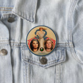 Badge Rond 7,6 Cm Roseanne Barr/Cindy Sheehan 2012 (En situation)