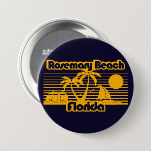 Badge Rond 7,6 Cm Rosemary Beach Floride