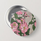 Badge Rond 7,6 Cm Roses des Prairies (Devant & derrière)