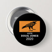 Badge Rond 7,6 Cm Roy Moore NeverMoore Doug Jones 2020 (Devant & derrière)