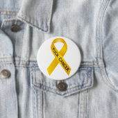 Badge Rond 7,6 Cm Ruban de Cancer de F (En situation)
