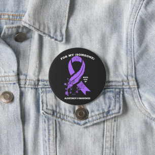 Badge Rond 7,6 Cm Ruban de sensibilisation personnalisé à la maladie