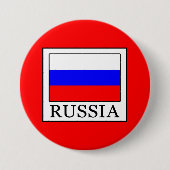 Badge Rond 7,6 Cm Russie (Devant)