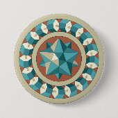 Badge Rond 7,6 Cm Sacred Geometry (Devant)