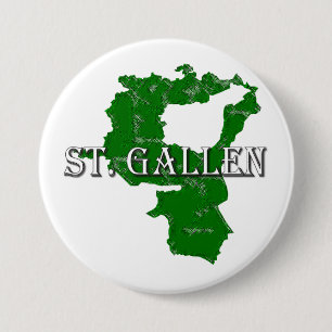 Badge Rond 7,6 Cm Saint-Gall