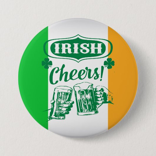 Badge Rond 7,6 Cm Saint Patrick's Day (Devant)