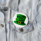 Badge Rond 7,6 Cm Saint Patrick's Day (En situation)