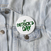 Badge Rond 7,6 Cm Saint Patrick's Day (En situation)