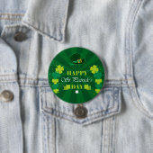 Badge Rond 7,6 Cm Saint Patrick's Day (En situation)