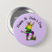 Badge Rond 7,6 Cm Saint Urho's Day I Love You Button (Devant & derrière)