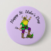 Badge Rond 7,6 Cm Saint Urho's Day I Love You Button (Devant)