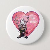 Badge Rond 7,6 Cm Saint Valentin (Devant)