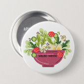 Badge Rond 7,6 Cm Salade (Devant & derrière)