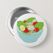 Badge Rond 7,6 Cm Salade (Devant & derrière)