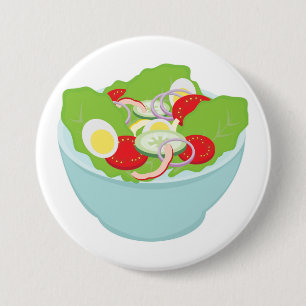 Badge Rond 7,6 Cm Salade