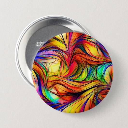 Badge Rond 7,6 Cm salade de couleur (Devant & derrière)