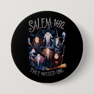 Badge Rond 7,6 Cm Salem 1692 Ils en ont manqué une sorcière d'Hallow