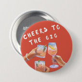 Badge Rond 7,6 Cm Salutations aux 620 (Devant & derrière)