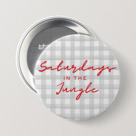 Badge Rond 7,6 Cm Samedi dans la jungle (Devant & derrière)