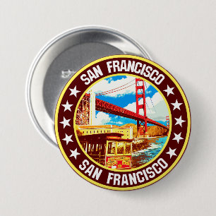 Badge Rond 7,6 Cm San Francisco