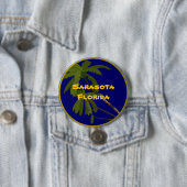 Badge Rond 7,6 Cm Sarasota, Floride (En situation)