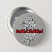 Badge Rond 7,6 Cm Sardaigne (Devant & derrière)