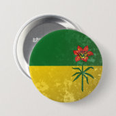 Badge Rond 7,6 Cm Saskatchewan (Devant & derrière)