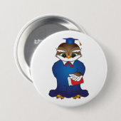 Badge Rond 7,6 Cm Scholar Scholar Bird (Devant & derrière)