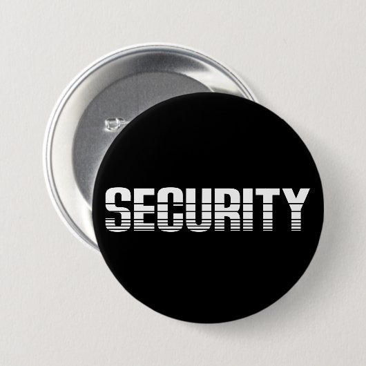 Badge Rond 7,6 Cm Sécurité (Devant & derrière)