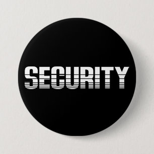 Badge Rond 7,6 Cm Sécurité