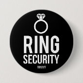 Badge Rond 7,6 Cm Sécurité d'anneau (Devant)