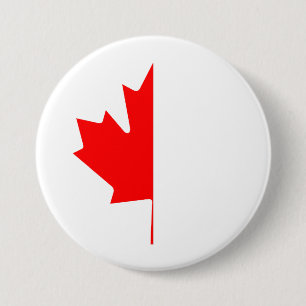 Badge Rond 7,6 Cm Semaine canadienne de la feuille d'érable, canada,
