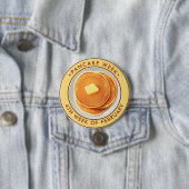 Badge Rond 7,6 Cm Semaine de la crêpe (En situation)