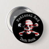 Badge Rond 7,6 Cm "Semaine nationale de technologie de rad" avec le (Devant & derrière)