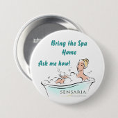 Badge Rond 7,6 Cm Sensaria (Devant & derrière)