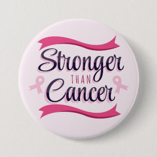 Badge Rond 7,6 Cm Sensibilisation au cancer du ruban rose