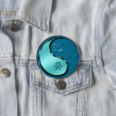 Badge Rond 7,6 Cm Serpent d'eau (En situation)