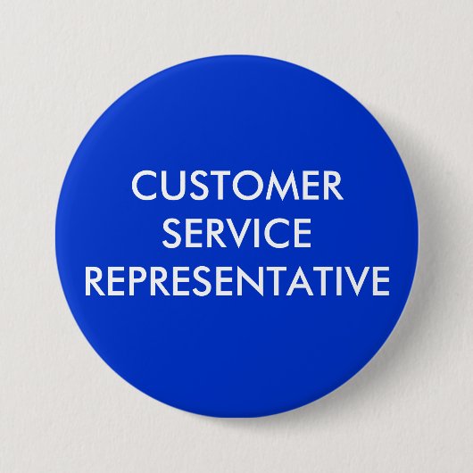 BADGE ROND 7,6 CM SERVICE CLIENTÈLE (Devant)