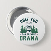 Badge Rond 7,6 Cm Seule la prévention du drame (Devant & derrière)