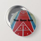 Badge Rond 7,6 Cm Shuffleboard à bord (Devant & derrière)
