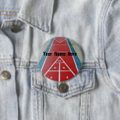 Badge Rond 7,6 Cm Shuffleboard à bord (En situation)