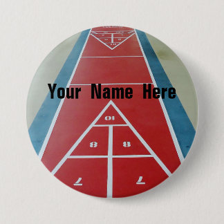Badge Rond 7,6 Cm Shuffleboard à bord