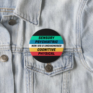 Badge Rond 7,6 Cm Significations du drapeau de fierté des personnes 