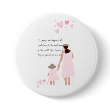 Silhouette de cœur rose de mère et fille