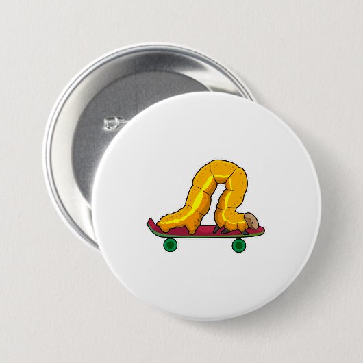 Badge Rond 7,6 Cm Skate (Devant & derrière)