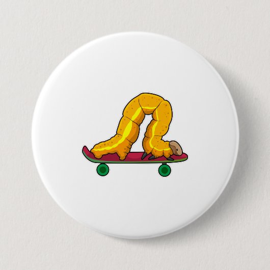 Badge Rond 7,6 Cm Skate (Devant)