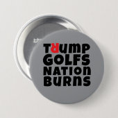 Badge Rond 7,6 Cm slogan de protestation anti-Trump (Devant & derrière)