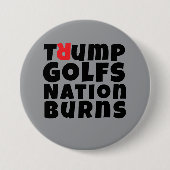 Badge Rond 7,6 Cm slogan de protestation anti-Trump (Devant)